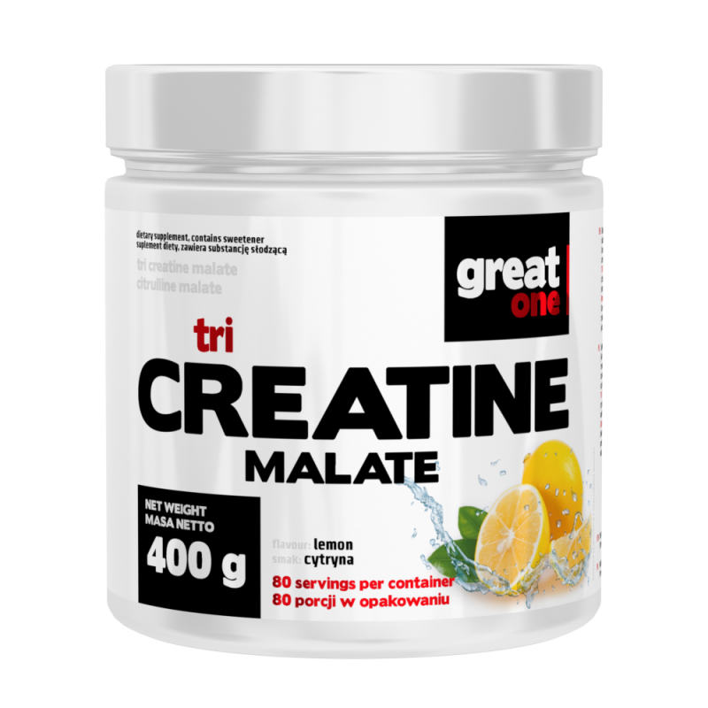 Tri Creatine Malate 400 g lemon (Great  One)