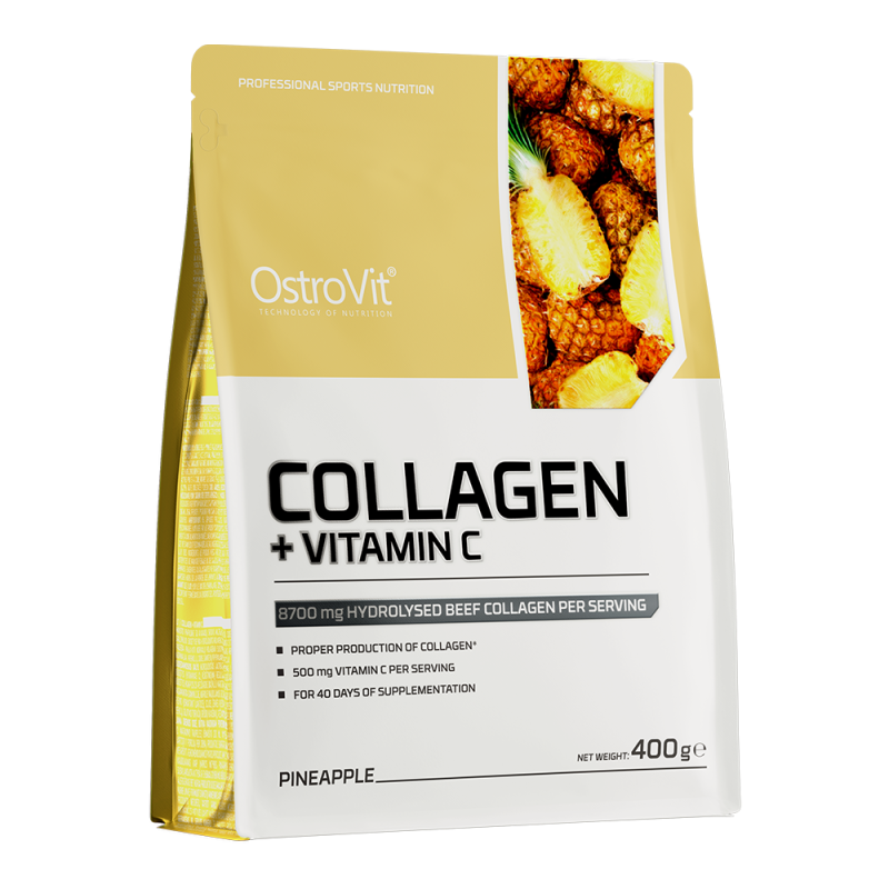 Collagen + Vitamin C 400 g ananas (OstroVit)
