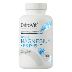 Triple Magnesium + B6 P-5-P - 90 kapsułek (OstroVit)