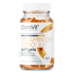 Vitamin D3 2000 IU softgels - 60 kapsułek (OstroVit)