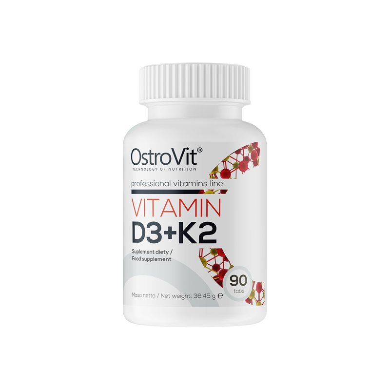 Vitamin D3+K2 - 90 tabletek (OstroVit)