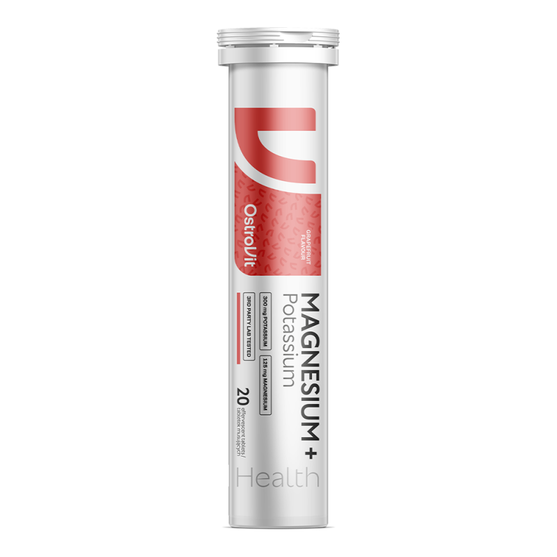 Magnesium + Potassium 20 tabletek grejpfrut (OstroVit)