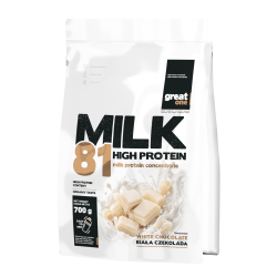 Milk 81 High Protein 700 g biała  czekolada (Great One)