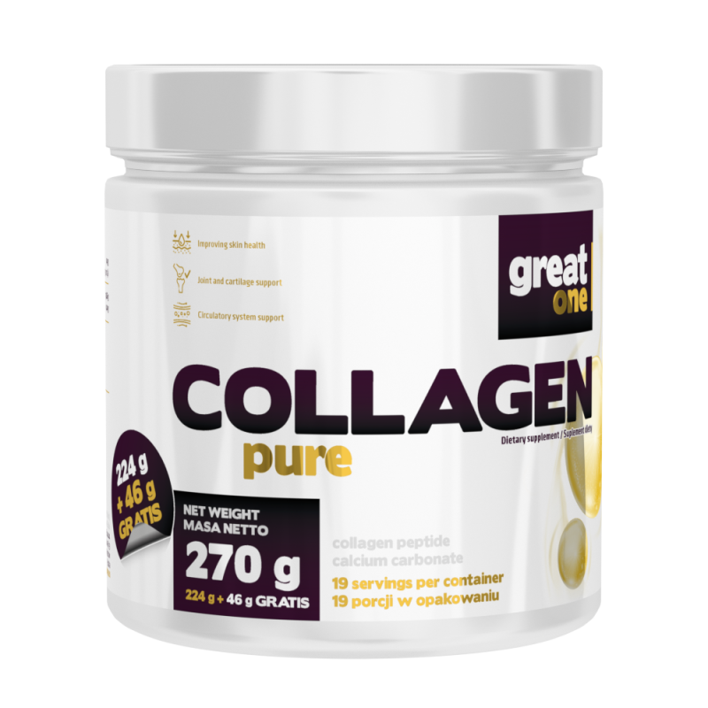 Collagen Pure 270 g (224g + 46g GRATIS)  (Great One)